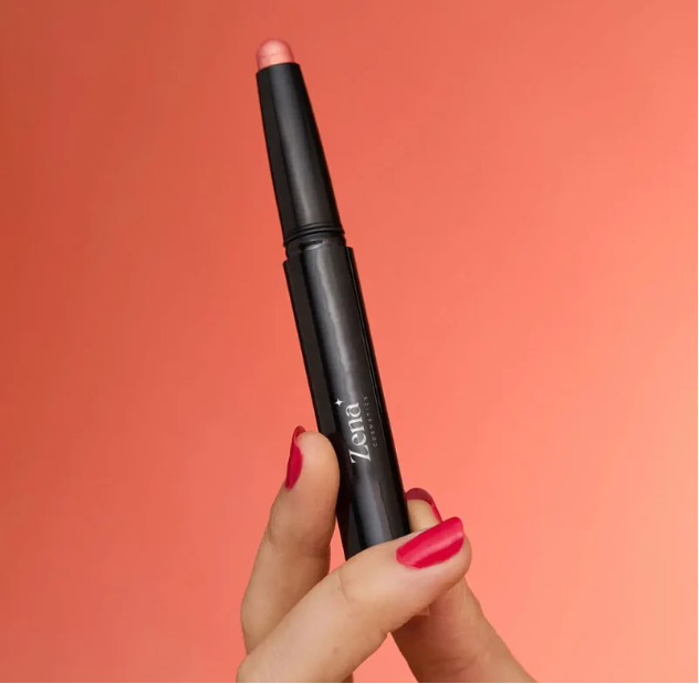What kind of eye base works best under a glitter cream eyeshadow stick